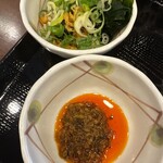 丸亀製麺 - 無料トッピングは今回別皿で