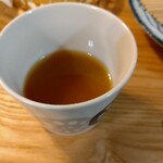 岩せい - 蕎麦湯（写真を撮る前に堪能してしまいました。）