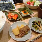 焼肉ニクニコ - ランチセットの内容