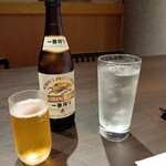瀬戸内味覚処 芸州 本店 - キリン一番搾り瓶ビール