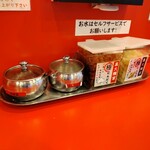 横浜家系ラーメン 裏大輝家 - 薬味類税込み100食べ放題ライス