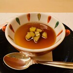 さか卯 - 黒蜜の豆乳プリン