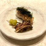 2nd EDITION TERUZUSHI - 甘鯛松笠焼き　天然舞茸、銀杏