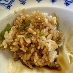 そらかぜ食堂 - ゲソ天はもう無く、塩っぱめツユとご飯のみ(;o;)