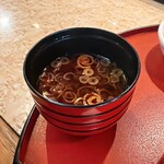 五郎鮨 - みそ汁