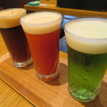 一番搾りコラボショップ 神戸麦酒 - ビアカクテル3種飲み比べ