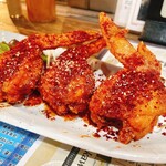 たか鳥 天神橋店 - バリ辛手羽唐