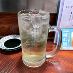 らっぱ - りんご酢サワー（セット内）＋メガジョッキ（300円）