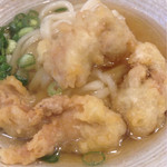 おにやんま 五反田本店 - とり天うどん420円