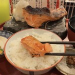 炉端焼きHOTARU - 「銀鮭定食 極み」（1,480円）