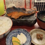 炉端焼きHOTARU - 「銀鮭定食 極み」（1,480円）
