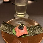 煌 焼肉 - 特選 ザブトン
      京味噌手巻きたっぷりキャビア乗せ