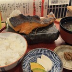 炉端焼きHOTARU - 「銀鮭定食 極み」（1,480円）