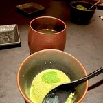 煌 焼肉 - 抹茶アイス