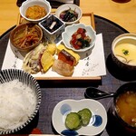 銀座 静香庵 - 彩点心　新潟と言えば！鮭も美味しい～～～