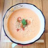 あたりや - 海老トマトクリームらーめん 1200円
月替わりの限定メニュー