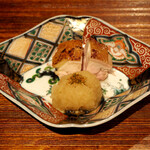 薪鳥新神戸 - 下もも + 土佐酢おろし