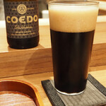 薪鳥新神戸 - COEDOビール漆黒