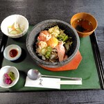 創作茶屋 まきの木 - 料理写真:石焼明太子膳
