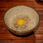 薪鳥新神戸 - 薪そぼろご飯 + うずらの卵