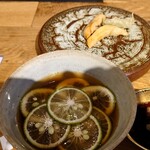 天蕎麦や 月を忘れてゐた - 