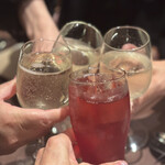 トラットリアイタリア - かんぱーい！