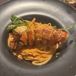 322846886 - オマール海老のトマトクリームスパゲッティ