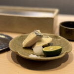 てんぷら てらおか - サワラ　最高の火入れ具合