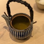 てんぷら てらおか - あご出汁　秋のキノコとご飯にぶっかけて