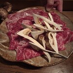 蓮.TETSU - 松茸と和牛