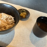 鉄板焼 たまゆら - ガーリックライスに変更