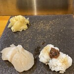 鮨 ひでぞう - ほたて・ハモ