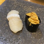 鮨 ひでぞう - ほたて・ウニ
