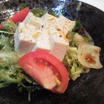 竹之内 - ９月再訪　豆腐のサラダ