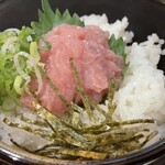 うどん料理 千 - ミニネギトロ丼