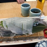 対馬のどぐろとイカ活き造り 博多 魚蔵 都ホテル店 - 