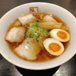 喜多方ラーメン 坂内 - 味玉醤油ラーメン
