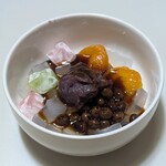 Sweet Shop KAWAUME - 小倉あんみつ　530円
