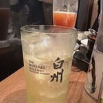 ヌルンジ - 白州グラスに注がれるバランタイン17年。なんか贅沢笑