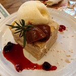 カフェトキオナ - 季節のケーキ　マロンミルクレープ①