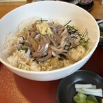 旬食健美  田しろ - いわし丼　ごはん大盛り　いわし増量