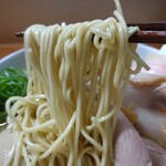 創作麺 ひとすじ - 「三河屋製麺」さんの中細麺。