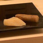 日本橋　川口 - たくあん、ゴボウ