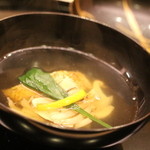味 ふくしま - 2014年11月夜：　お椀（のどぐろと松茸）
