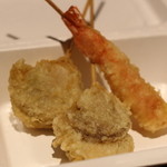 BROGLD - ホタテと海老の天ぷら