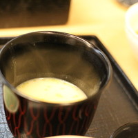 貴久政 - おみそ汁は白味噌でした　さすが、京都ですね。こってりしていて暖まります。