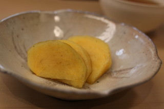 Kikumasa - デザートはぱりぱりの柿。