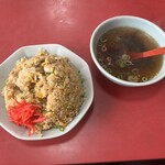 珍来軒 - スープも付いてます