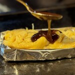 大正お好み屋 ままま - 玉子だけでもうまい、肉と一緒でもうまい