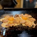 大正お好み屋 ままま - ここで完成でもええくらいや ヽ(●´∀`)ﾉ゜『早苗やき』